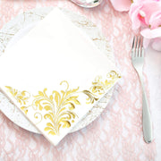 20 pcs 13" x 13" Metallic Paper Napkins