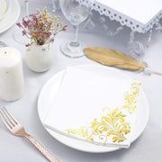 20 pcs 13" x 13" Metallic Paper Napkins