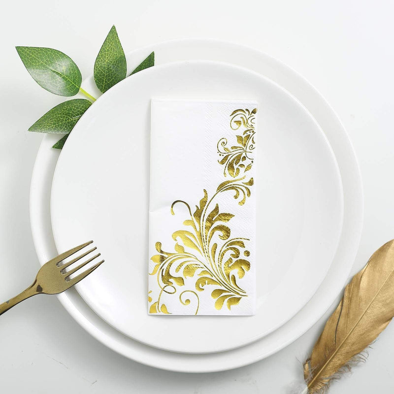 20 pcs 13" x 13" Metallic Paper Napkins