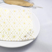 20 pcs 13" x 13" Metallic Paper Napkins