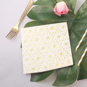 20 pcs 13" x 13" Metallic Paper Napkins