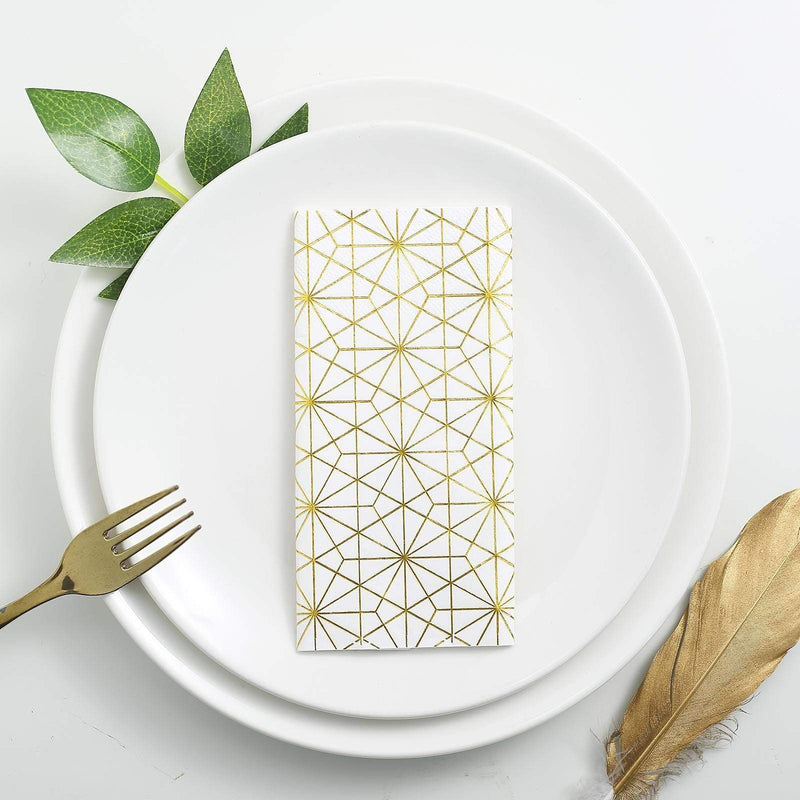 20 pcs 13" x 13" Metallic Paper Napkins