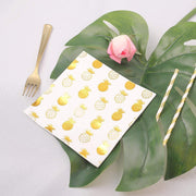 20 pcs 13" x 13" Metallic Paper Napkins