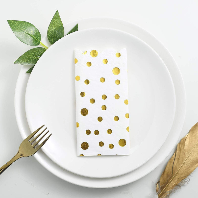 20 pcs 13" x 13" Metallic Paper Napkins