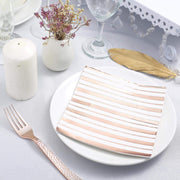 20 pcs 13" x 13" Metallic Paper Napkins