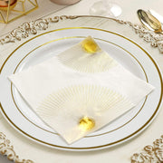 20 pcs 13" x 13" Metallic Paper Napkins