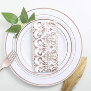 20 pcs 13" x 13" Metallic Paper Napkins