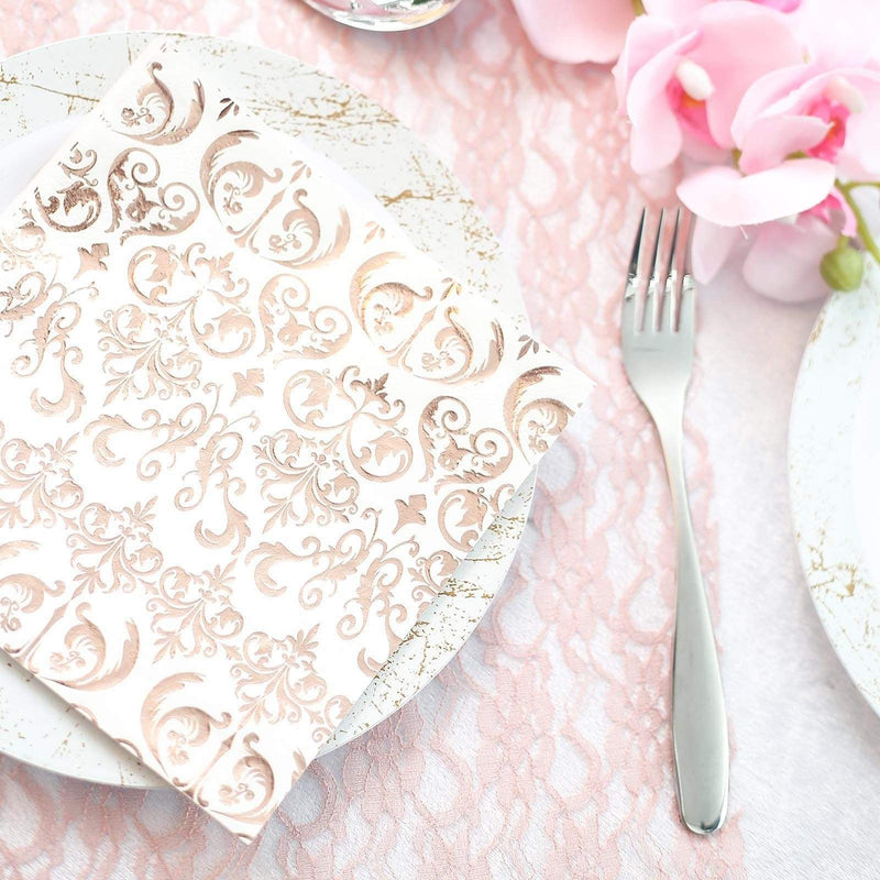 20 pcs 13" x 13" Metallic Paper Napkins