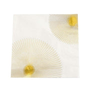 20 pcs 13" x 13" Metallic Paper Napkins NAP_BEV03_003_GOLD