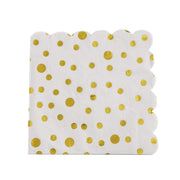 20 pcs 13" x 13" Metallic Paper Napkins NAP_BEV03_009_GOLD