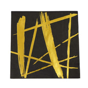 20 pcs 13" x 13" Metallic Paper Napkins NAP_BEV03_012_BLK