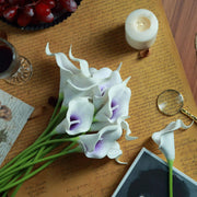 20 pcs 14" tall Poly Foam Calla Lily Flowers with Single Stems