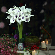 20 pcs 14" tall Poly Foam Calla Lily Flowers with Single Stems