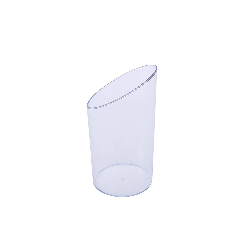BalsaCircle 20 pcs 3 oz. Clear Plastic Disposable Mini Cups