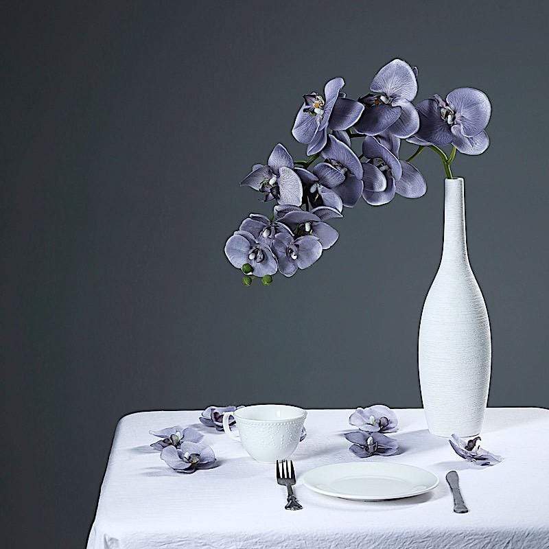 20 pcs 4" Faux Silk Orchid Flower Heads