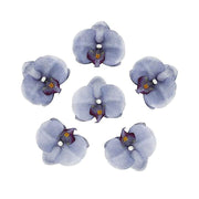 20 pcs 4" Faux Silk Orchid Flower Heads