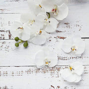 20 pcs 4" Faux Silk Orchid Flower Heads