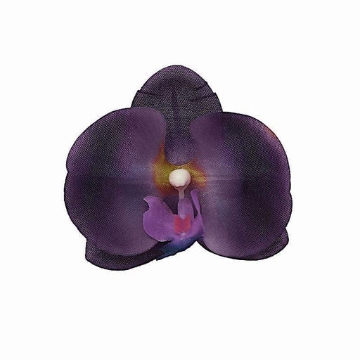 20 pcs 4" Faux Silk Orchid Flower Heads ARTI_ORCH001H_EGG