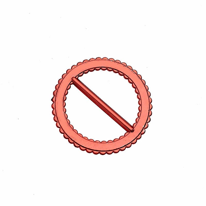 20 Round 2.5" Rhinestone Metal Buckle Chair Decorations - Gold