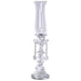 20" tall Crystal Glass Hurricane Taper Candle Holder - Clear CHDLR_GLAS_016