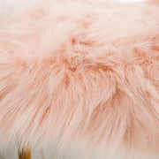 20"x20" Faux Fur Throw Sheepskin Rug Chair Cushion