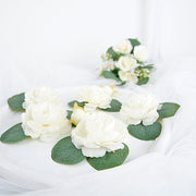 200 pcs Artificial Greenery Eucalyptus leaves - Frosted Green ARTI_LEAF_02_FRO