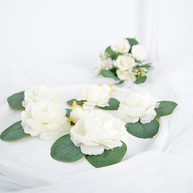 200 pcs Artificial Greenery Eucalyptus leaves - Frosted Green ARTI_LEAF_02_FRO