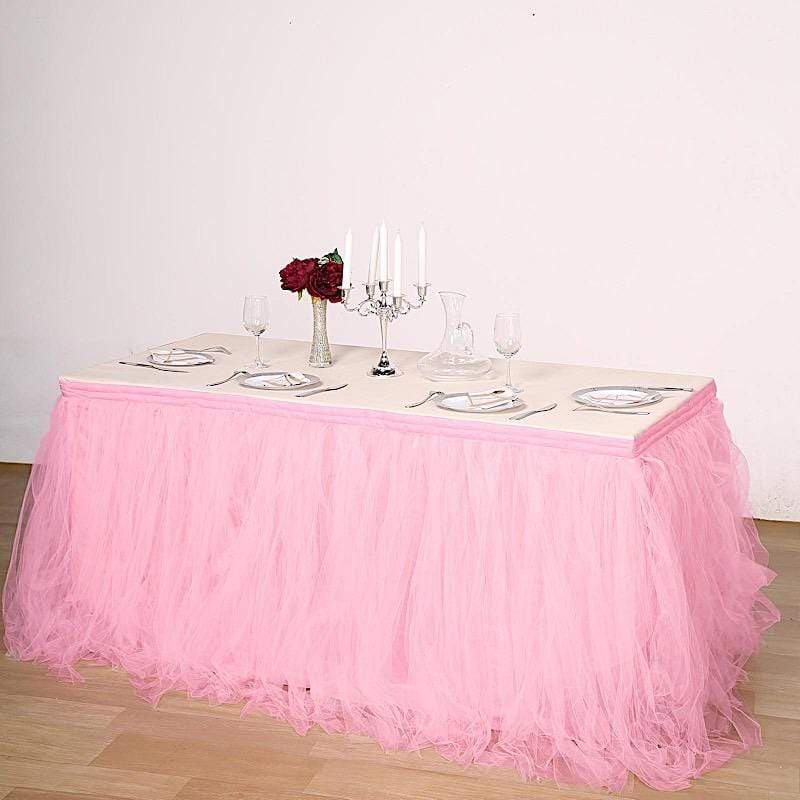 Multi Layers Tulle Table Skirt