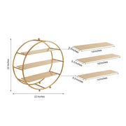 21" tall Round Metal Wheel Cupcake Holders Display Stand