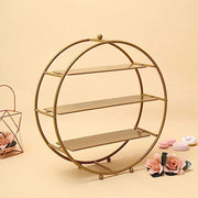 21" tall Round Metal Wheel Cupcake Holders Display Stand