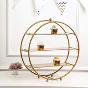 21" tall Round Metal Wheel Cupcake Holders Display Stand