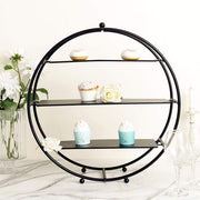 21" tall Round Metal Wheel Cupcake Holders Display Stand