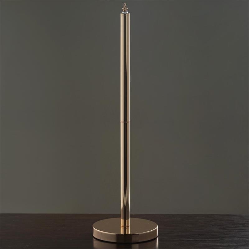 22" tall Wedding Centerpiece Metal Stand with Base CHDLR_STND_GOLD