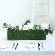 23.5" long Natural Moss Rectangular Planter Box - Green MOSS_PLNT_021_GRN