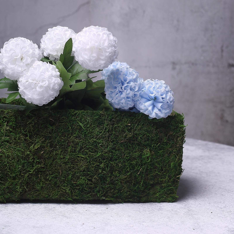 23.5" long Natural Moss Rectangular Planter Box - Green MOSS_PLNT_021_GRN