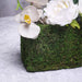 23.5" long Natural Moss Rectangular Planter Box - Green MOSS_PLNT_021_GRN