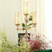 23" tall Candelabra Candle Holder Centerpiece for 3 Candles - Gold CHDLR_CAND_019_GOLD