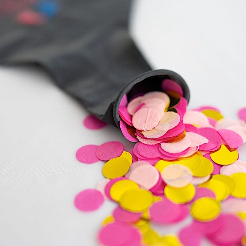 24" Boy or Girl Round Pop Kit Latex Balloons with Confetti