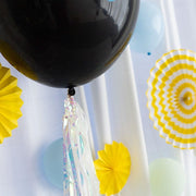 24" Boy or Girl Round Pop Kit Latex Balloons with Confetti BLOON_CONF02_BABY_BLUE