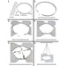 24" Ceiling Draping Hoop Ring Hardware Kit for Wedding Party BKDP_CEIL24