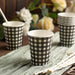 24 Checkered 9 oz All Purpose Paper Cups - Disposable Tableware