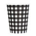 24 Checkered 9 oz All Purpose Paper Cups - Disposable Tableware DSP_PCUP_003_9_PARENT
