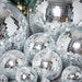 24" Extra Wide Glass Mirror Disco Ball Ornaments