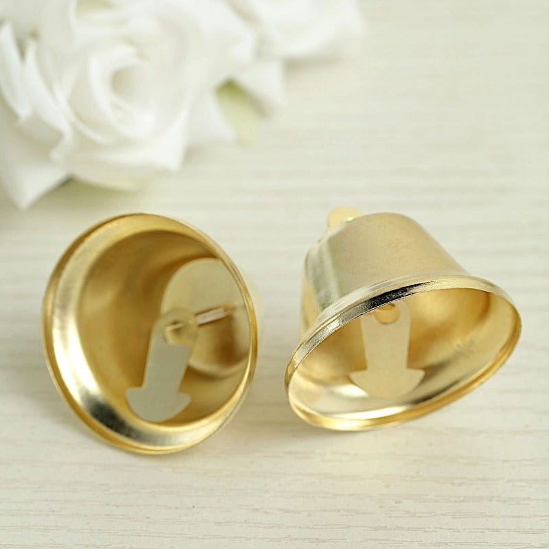 24 Mini Kissing Bells Wedding Gifts Party Favors - Gold FAV_BELL_01_L_GOLD