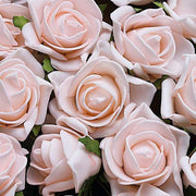 24 pcs 2" Mini Foam Rose Flowers Stems