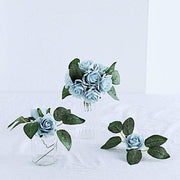 24 pcs 2" Mini Foam Rose Flowers Stems