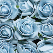 24 pcs 2" Mini Foam Rose Flowers Stems