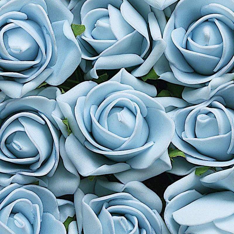 24 pcs 2" Mini Foam Rose Flowers Stems