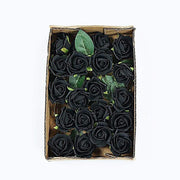 24 pcs 2" Mini Foam Rose Flowers Stems