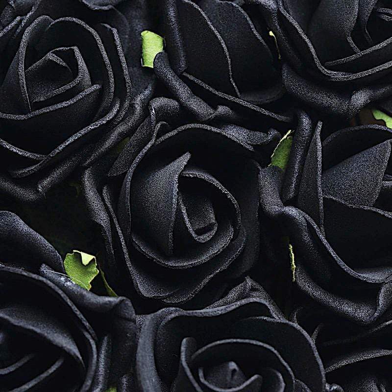 24 pcs 2" Mini Foam Rose Flowers Stems